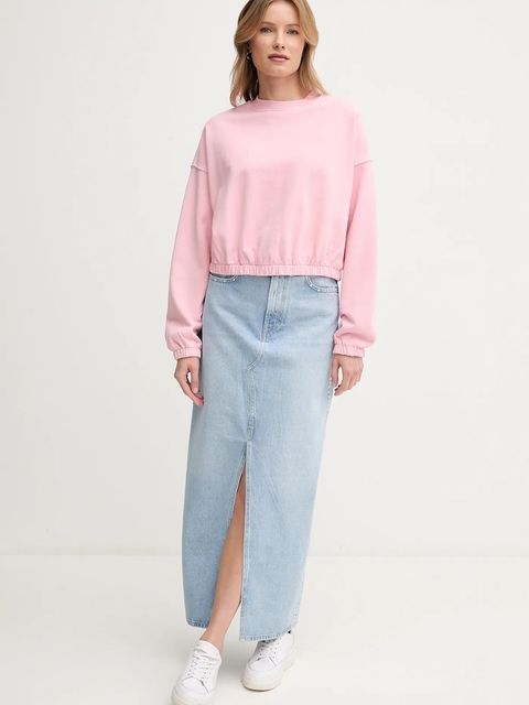 Pepe Jeans spódnica jeansowa bawełniana MAXI SKIRT HW STUD - zdjęcie produktu nr 1