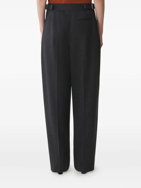 Lanvin buckled tailored trousers - Black