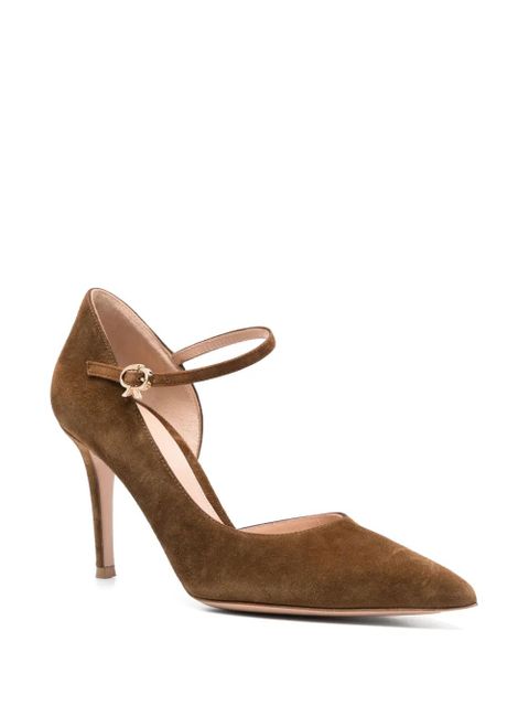 Gianvito Rossi 85mm Kelley pumps - Brown - zdjęcie produktu nr 2