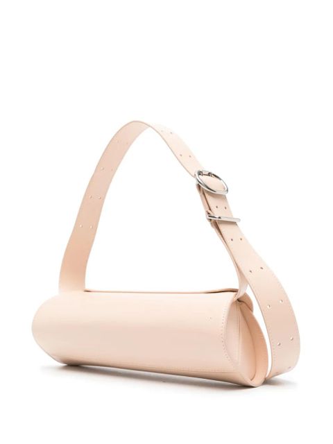 Jil Sander Cannolo leather shoulder bag - Pink