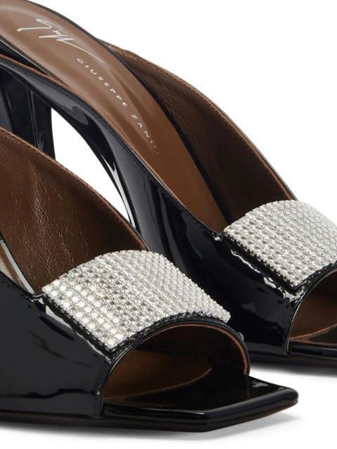 Giuseppe Zanotti 105mm GZ Mya Sparkle sandals - Black
