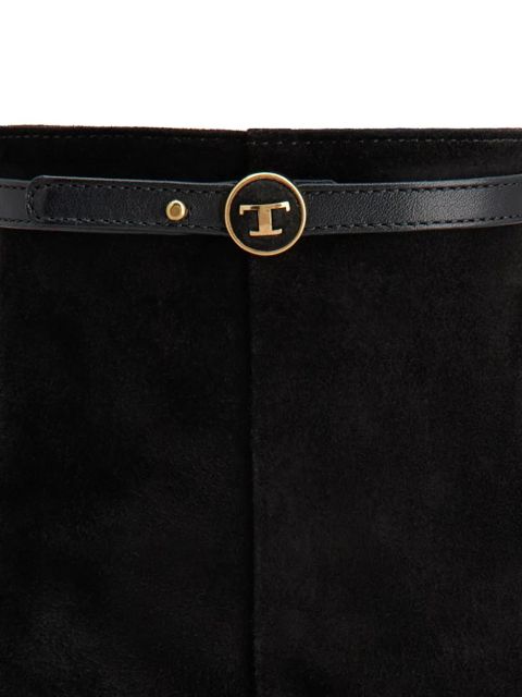 Tod's suede boots - Black