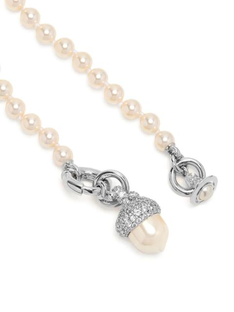 Vivienne Westwood Lucille pearl necklace - Silver
