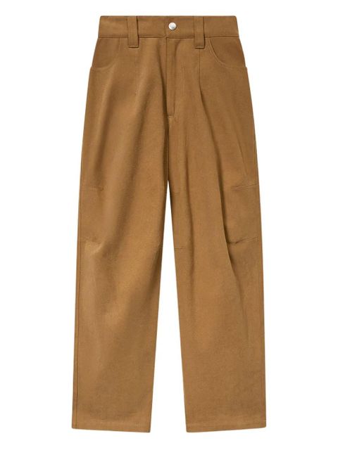 MARANT ÉTOILE Opalyna button trousers - Brown - zdjęcie produktu nr 1