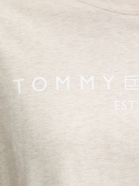 Tommy Hilfiger t-shirt bawełniany damski kolor beżowy WW0WW40276