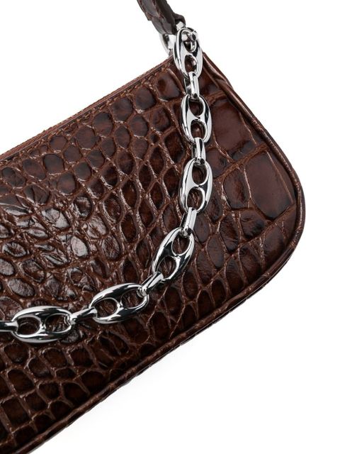 BY FAR Mini Rachel tote bag - Brown