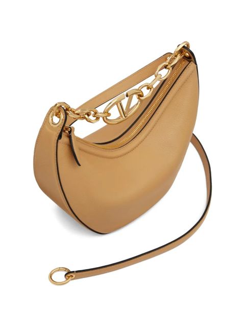 Valentino Garavani small VLogo Moon shoulder bag - Neutrals