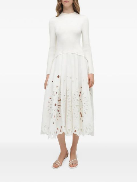 Simkhai Daila cut-out midi dress - White