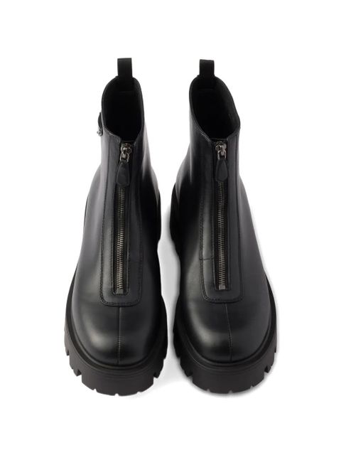 Prada zipped ankle boots - Black