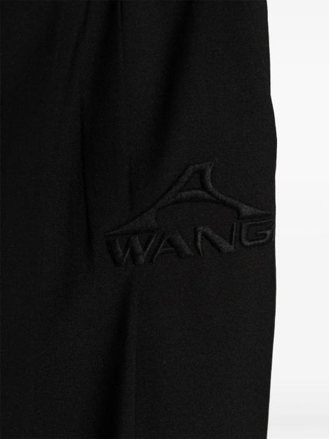 Alexander Wang elasticated-waist tailored trousers - Black