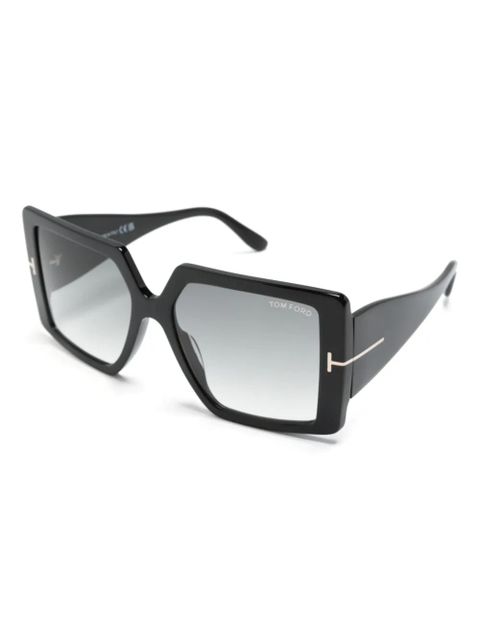 TOM FORD Eyewear Quinn square-frame sunglasses - Black - zdjęcie produktu nr 2