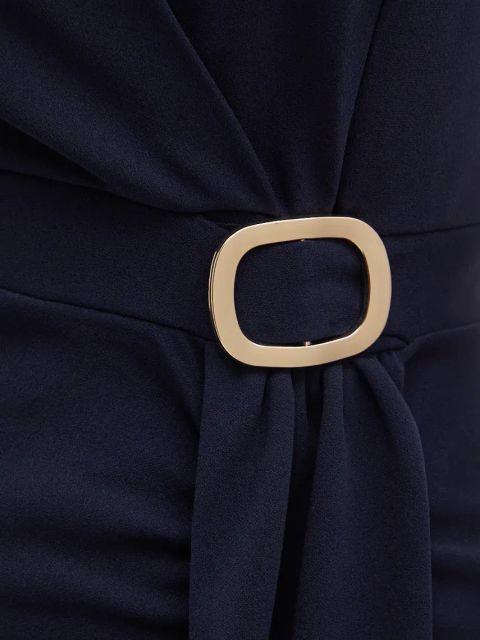 Morgan sukienka RJIMY kolor granatowy mini rozkloszowana RJIMY