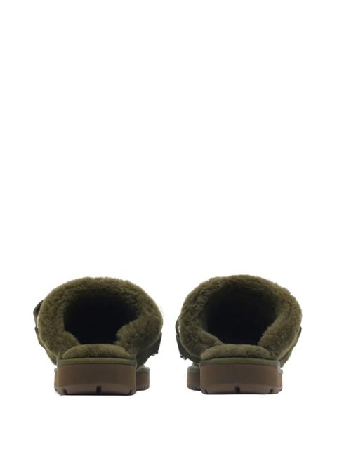 Burberry Chubby calf suede mules - Green