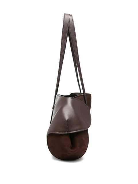 NEOUS suede shoulder bag - Brown