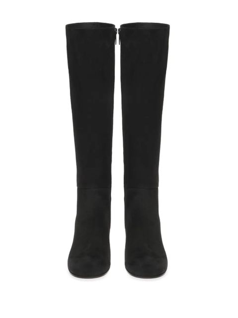 Gianvito Rossi Joelle 70mm suede boots - Black - zdjęcie produktu nr 2