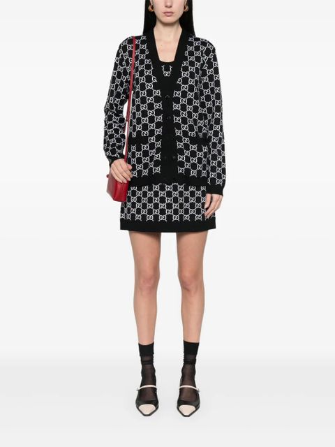 Gucci GG-jacquard reversible cardigan - Black - zdjęcie produktu nr 2
