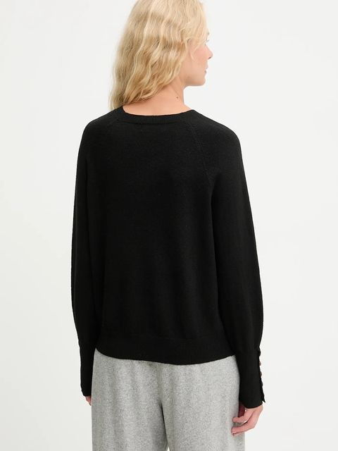 Answear.LAB sweter z wełną damski kolor czarny lekki