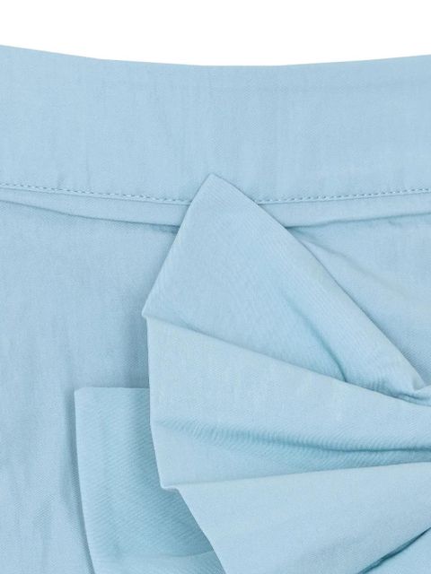 Essentiel Antwerp Joyous bow-detail mini skirt - Blue