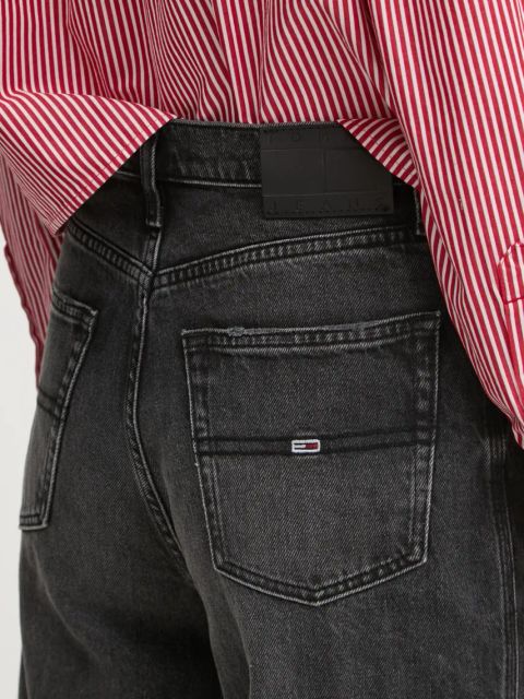 Tommy Jeans jeansy damskie kolor szary DW0DW19578