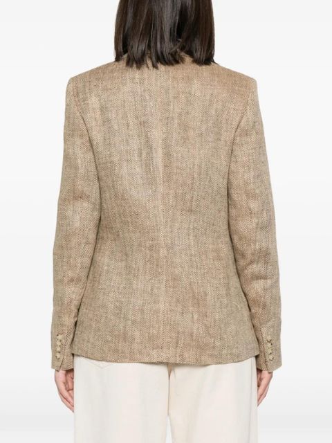 Lauren Ralph Lauren herringbone-pattern blazer - Neutrals