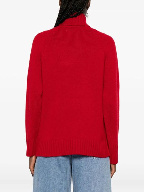 Zadig&Voltaire high-neck button-detail sweater - Red