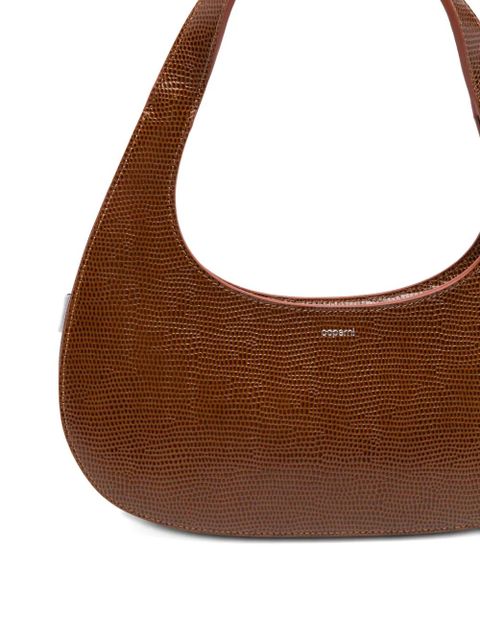 Coperni lizard-print Slim Swipe shoulder bag - Brown