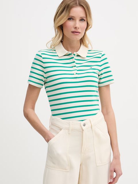 Tommy Hilfiger polo damskie z bawełną - zdjęcie produktu nr 1