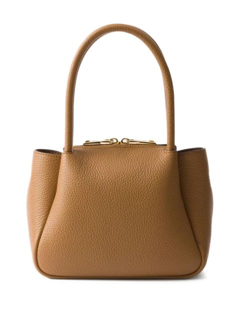 Prada leather mini bag - F03V8 CARAMEL
