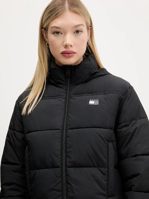 Tommy Jeans kurtka kolor czarny zimowa DW0DW21620