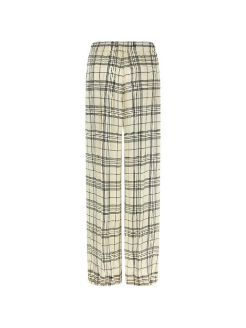 Jil Sander checked elasticated trousers - Neutrals - zdjęcie produktu nr 2