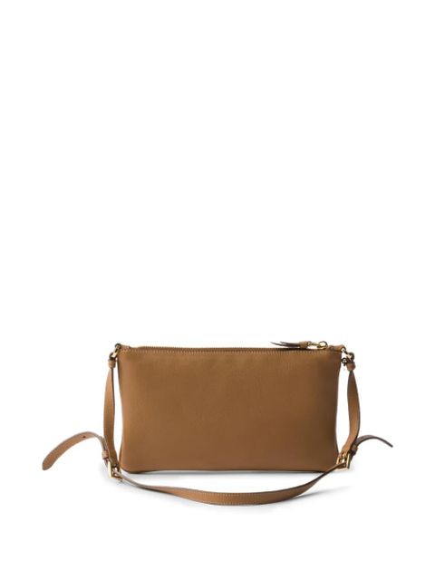 Prada leather shoulder bag - Brown