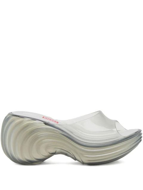 Diesel x Melissa platform swirl sandals - Grey - zdjęcie produktu nr 1