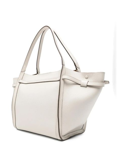 Tod's leather buckle tote bag - White