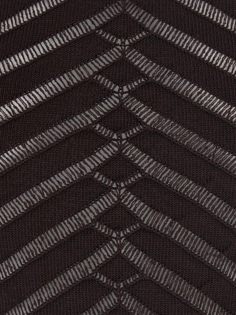 TWINSET open-work tank top - Brown