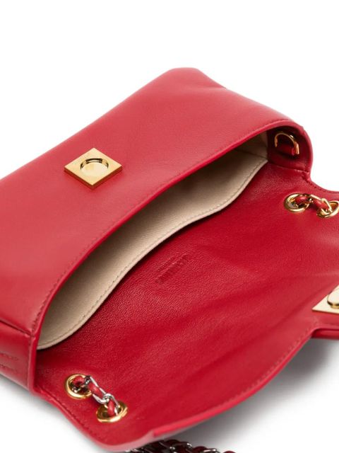 Jacquemus Le Bambino chain leather shoulder bag - Red
