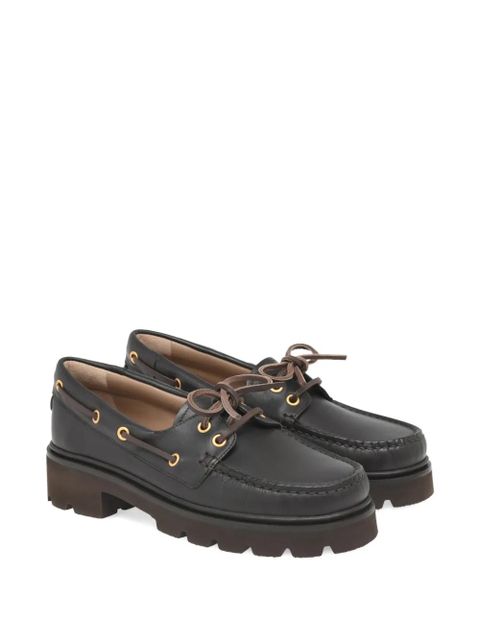 Gianvito Rossi lace-up olonne - Brown