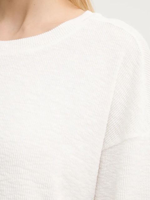 American Vintage longsleeve kolor beżowy YRU02AE25