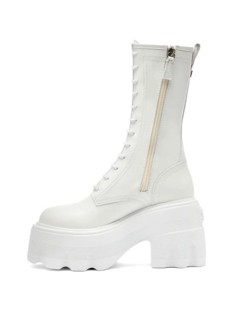 Casadei MAXXXI biker boots - White