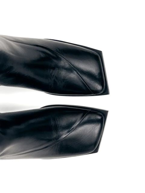 ALOHAS square-toe boots - Black