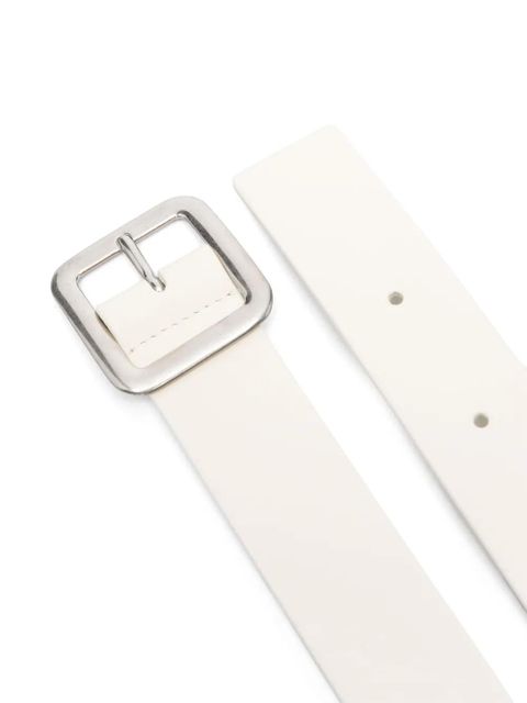 Jil Sander leather belt - White - zdjęcie produktu nr 2