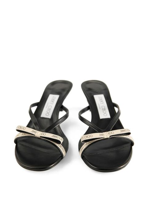 Jimmy Choo 50mm Ciela mules - Black