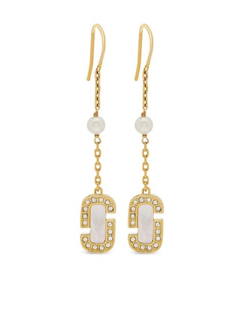 Marc Jacobs The Mother Of Pearl J Marc Luxe Drop earrings - Gold - zdjęcie produktu nr 1