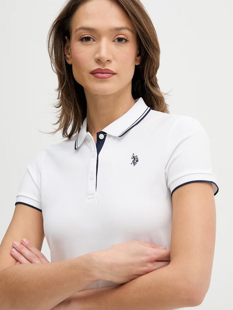 U.S. Polo Assn. sukienka bawełniana POLO DRESS