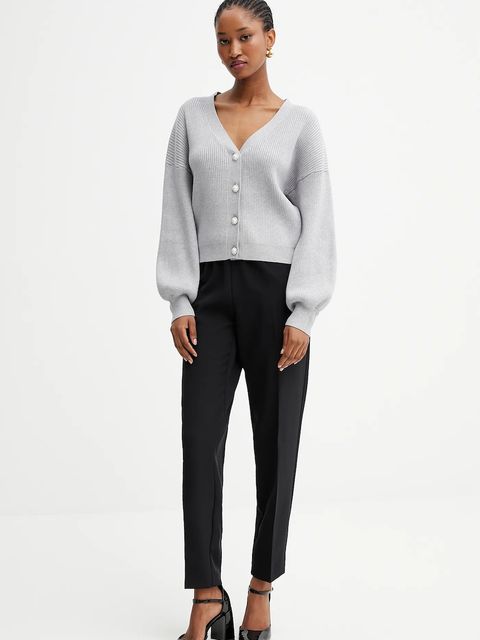 Guess kardigan HANNA damski kolor szary W5YR07 Z2ZK2