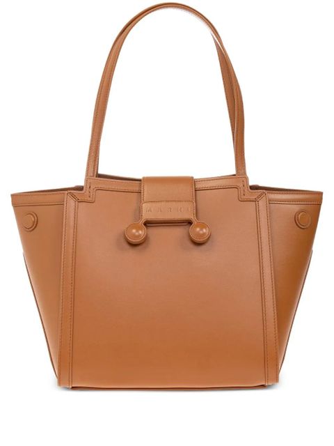 Marni leather shoulder bag - Brown - zdjęcie produktu nr 1