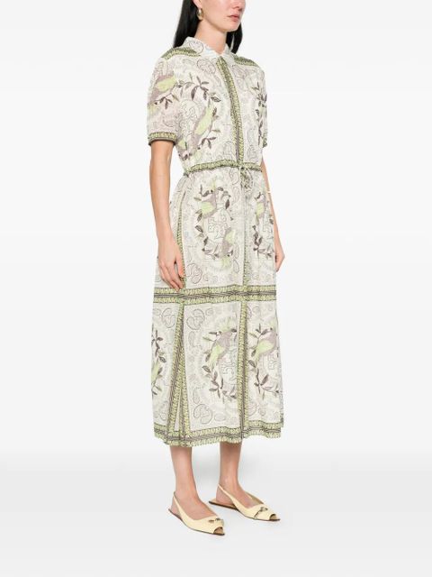 Tory Burch paisley-print midi dress - Green
