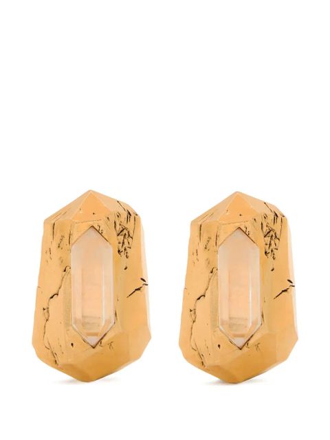 Saint Laurent geometric earrings - Gold - zdjęcie produktu nr 1
