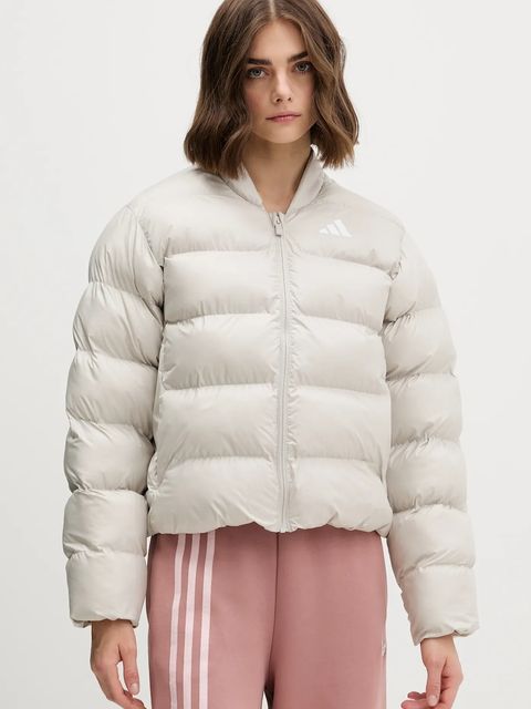 adidas kurtka Essentials kolor beżowy zimowa JX7826 - zdjęcie produktu nr 1