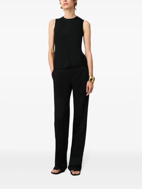 AMI Paris Contrasted straight-leg trousers - Black - zdjęcie produktu nr 2