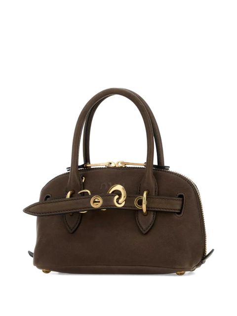 Miu Miu mini Aventure leather tote bag - Brown